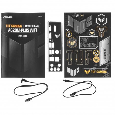 Материнская плата ASUS TUF GAMING A620M-PLUS, AM5, AMD A620, 4xDDR5, 4xSATA, 2xM.2, 1xPCIe 4.0 x16, 2xPCIe x1, DisplayPort, HDMI, 1x2.5Gb LAN, 6xUSB, 3x3.5 мм, 7.1, microATX