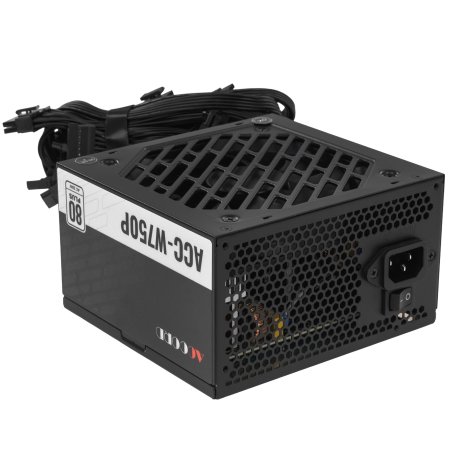 Блок питания Accord ACC-W750P, 750Вт, 80 PLUS WHITE, 120мм, черный