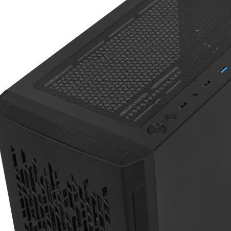 Компьютерный корпус Powercase Mistral Micro A3W ARGb, Tempered Glass, 2x 140мм ARGb PWM+1x 120мм ARGb PWM, белый, mATX (CMMAW-A3)