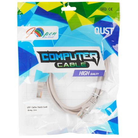 Патч-корд 2.0м, UTP Cat. 5E, Aopen ANP511 2M
