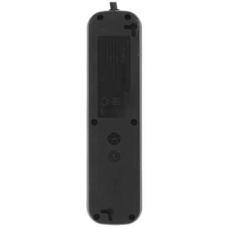 Удлинитель Defender M430 черный, 3 м, EURO, 4 розетки, 2200 Вт