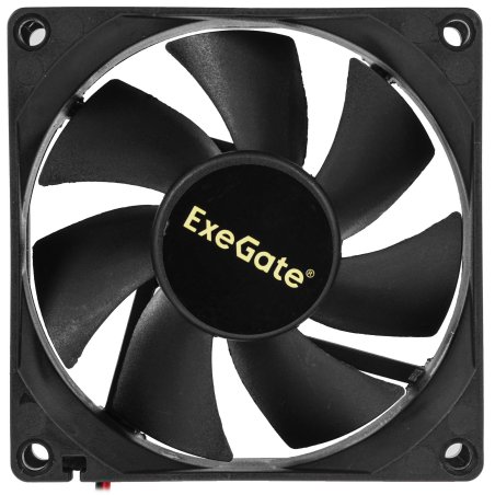 Вентилятор для корпуса ExeGate EX08025HM черный, 80 мм, 2000 об/мин, 19 дБ