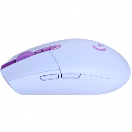 Мышь беспроводная Logitech G304 Lightspeed фиолетовый, 12000 dpi, радиоканал, USB, кнопки - 6