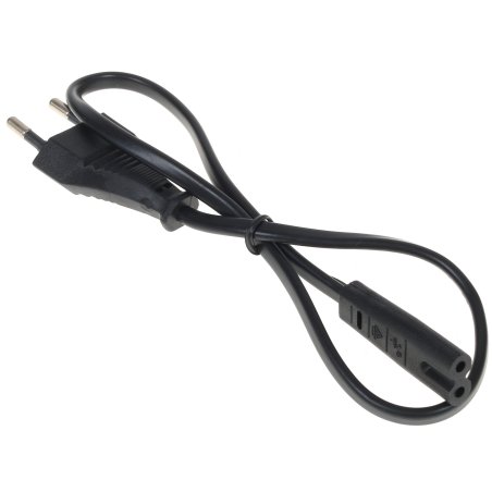 Кабель питания Cablexpert аудио/видео 0,5м, CEE 7/16 - C7, VDE, 2-pin, 2х0,75, черный, пакет (PC-184-VDE-0.5M)