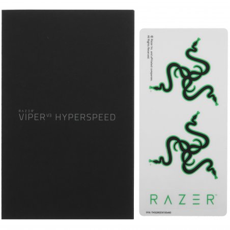 Мышь беспроводная Razer Viper V3 HyperSpeed черный, 30000 dpi, радиоканал, USB, кнопки - 8