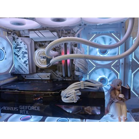 Оперативная память Patriot Viper Elite 5 TUF Gaming, DDR5, 32Gb (2x16 GB), 6000 MHz, CL36, DIMM, радиатор, RGB, белый