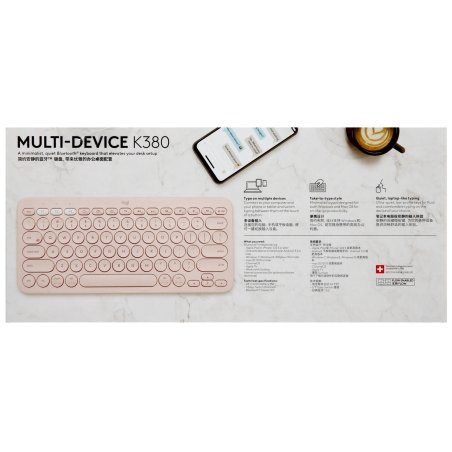 Комплект клавиатура + мышь Logitech MK220 клав:черный мышь:черный USB беспроводная