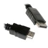 Кабель Cablexpert DisplayPort->HDMI, 5м, 20M/19M, черный, экран, пакет