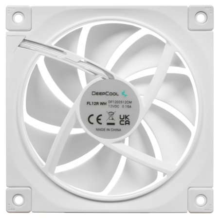 Вентилятор для корпуса Deepcool FL12R Wh Reverse ARGb 120х120x25 белый 4-pin 33.9дБ (R-FL12R-WHAPN1-G)