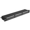 Патч-панель ITK PP24-1UC5EF-K05-G 1U кат. 5Е FTP 24 порта (Krone) GENERICA