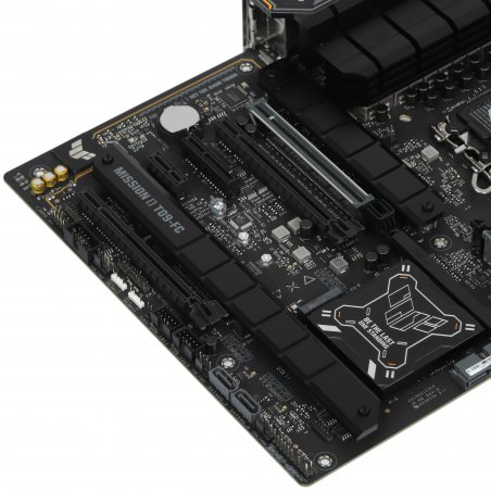 Материнская плата ASUS TUF GAMING B550-PLUS WIFI II, AM4, AMD B550, 4xDDR4, 6xSATA, 2xM.2, 1xPCI-E 3.0 x16, 1xPCI-E 4.0 x16, 3xPCI-E x1, 1xDP, 1xHDMI, 1x 2.5Gb LAN, 2xUSB-A 3.2 Gen 1, 1xUSB-A 3.2 Gen 2, 1xUSB-C 3.2 Gen 2, 3x3.5 мм, 7.1, ATX