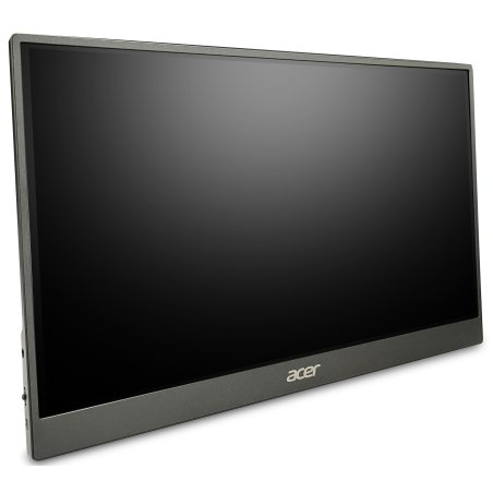Монитор 15.6" Acer PM161QJbmiuux IPS 1920x1080, 60 Гц, 6 мс, 16:9, 250 кд/м², mini-HDMI, 2xUSB-C, 3.5 Jack, динамики (2x1 Вт), HDR10, FreeSync, черный