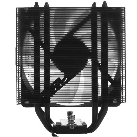 Устройство охлаждения(кулер) Oklick OG-CPC180FRGb-PWM1 черный 120мм алюминий+медь 1500rpm 20db 4-pin 180W 150мм