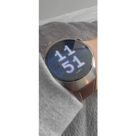 Умные часы Huawei Watch 5 Rates-L39L, 1.5" LTPO AMOLED, Wi-Fi, Bluetooth, NFC, IP69, серый / пурпурный
