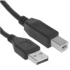 Кабель Gembird/Cablexpert CCF2-USB2-AMBM-10 USB 2.0 Pro AM/BM, 3м, экран, 2феррит.кольца, черный, пакет