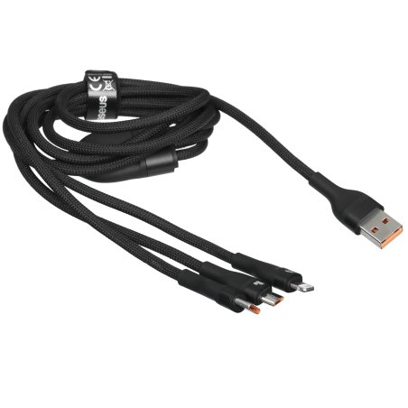 Кабель Baseus Flash Series II 1.2m Black (CASS030001)