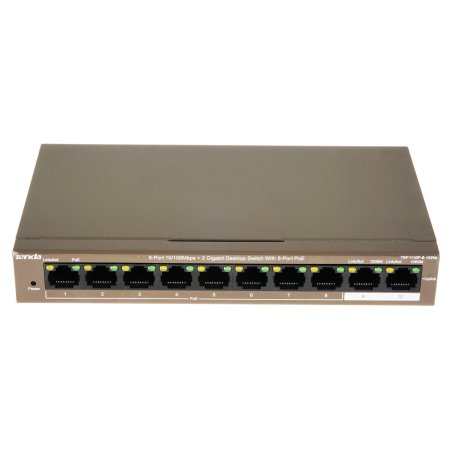 Коммутатор Tenda TEF1110P-8-102W 8PORT 100M 8POE