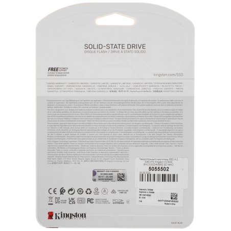 Накопитель SSD Kingston KC3000, 4Tb, PCIe 4.0 x4, M.2 2280, NVMe, R/W 7000/7000, с радиатором