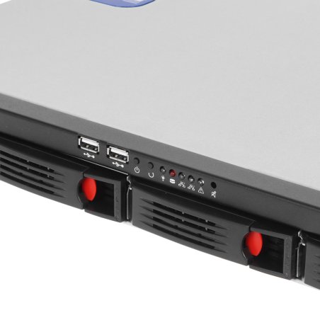 Серверный корпус ExeGate Pro 1U660-HS04 (RM 19", высота 1U, глубина 660, БП 500ADS, 4xHotSwap, USB)