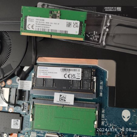 Оперативная память ADATA, DDR5, 16Gb (1x16Gb), 4800MHz, CL40, SO-DIMM