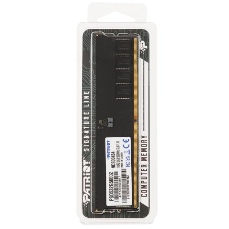 Оперативная память Patriot Signature, DDR5, 32GB (1x32 GB), 5600 MHz, CL46, DIMM