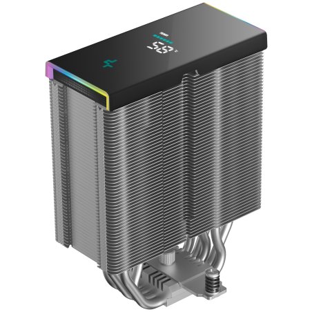 Кулер для процессора DEEPCOOL AK500S DIGITAL SE LGA20XX/1700/1200/115X/AM5/AM4 (12шт/кор, TDP 240W, PWM, Fan 120мм, 5 тепл. трубок, Copper Base, черный) RET (R-AK500S-BKADMN-GJD)