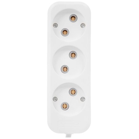 Удлинитель Defender (99277) B230 - 3 роз х 3 м, белый