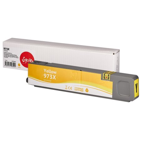 Картридж струйный HP 973XL F6T83AE желтый для HP PW Pro 477dw/452dw (7000стр.)