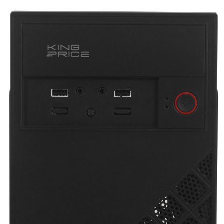 Компьютерный корпус KingPrice KPCC-MN208 черный без БП mATX 1x80мм 2x120мм 2xUSB 2.0 audio