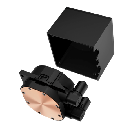 Система жидкостного охлаждения Water Cooling System PCCooler GT360 ARGb Display BK (310W, 360мм, LED temp., Black, ARGb/ Fans: 3x120мм, 99CFM, 41.5dBA, 3000RPM/ Pump height 85мм, 15dBA, 2600RPM, Rad thickness 27мм/ S: 1851, 1700, 1200, 115X, AM5, AM4)