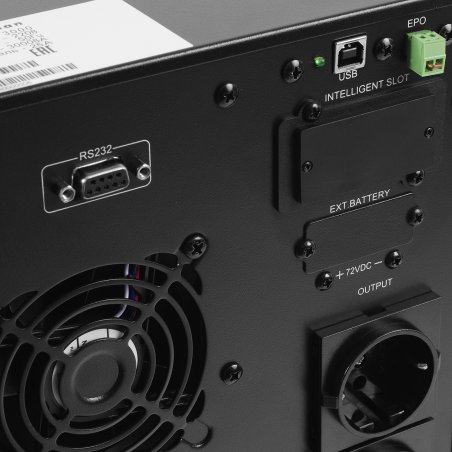 Источник бесперебойного питания Powerman Online 3000VA/2400W, 220V, Tower, Out: 3xShuko, черный*Online3000