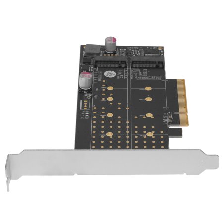 Переходник ORIENT C303E2 PCI-Ex8->2 x M.2 M-key NVMe SSD, тип 2230/2242/2260/2280/22110, 2 планки крепления в комплекте (31325)