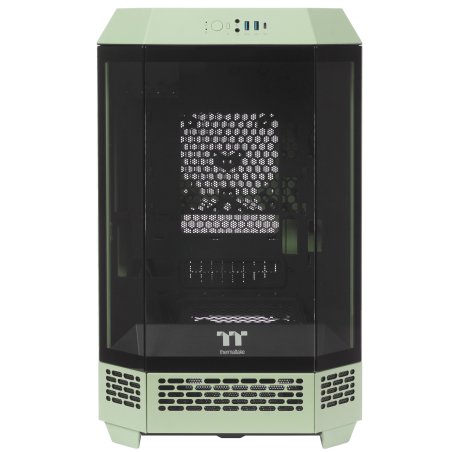 Компьютерный корпус Thermaltake The Tower 300 Racing Green зеленый без БП miniITX 8x120мм 6x140мм 2xUSB 3.0 audio bott PSU