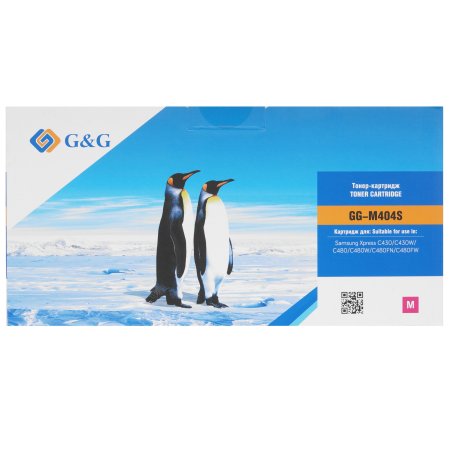 Картридж лазерный G&G GG-M404S пурпурный (1000стр.) для Samsung SL-C430/C430W/C480/C480W/C480FW