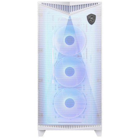 Компьютерный корпус MSI MPG GUNGNIR 300R AIRFLOW White, Midi Tower, EATX,2xUSB 3.2 Gen 1, 1xUSB 3.2 Gen2 Type-C,4x120мм PWM ARGb Fan, ARGb+PWM Control Board, Tempered Glass Window