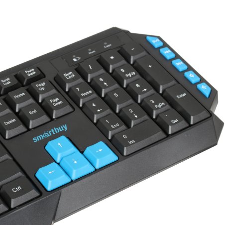Клавиатура беспроводная мультимедийная Smartbuy 231 черная SBK-231AG-K