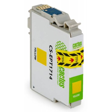Картридж струйный Cactus CS-EPT1714 17XL желтый (10 мл) для Epson Expression Home XP-33/103/203/207/303/306/403/406