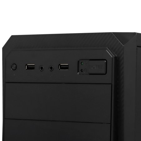 Компьютерный корпус ExeGate EX284027RUS Minitower BA-202 Black, mATX, <без БП>, 2*USB, Audio