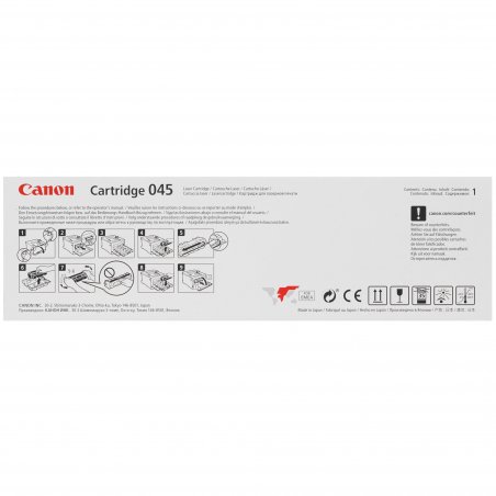 Картридж лазерный Canon 045M H пурпурный, 2200 стр., для i-SENSYS MF631/633/635, LBP611