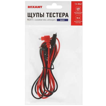 Щупы тестера с зажимом типа "крокодил" Rexant REX11