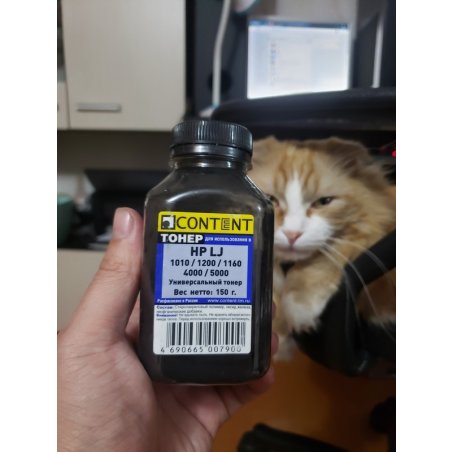 Тонер Content - для LJ 1010/1200/1160/4000/5000 new (150гр) банка универсальный
