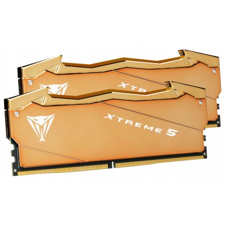 Оперативная память Patriot Viper Xtreme 5 Aurum, DDR5, 32GB (2x16GB), 8000 MHz, CL38, с радиатором, золотистый