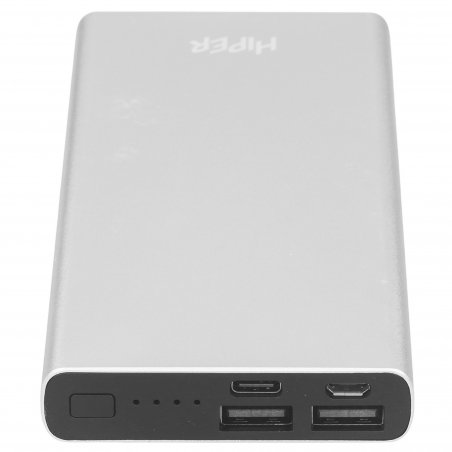 Портативный аккумулятор HIPER CORE 2XL Metal серебристый (10000 мА·ч)