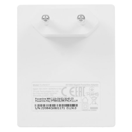 Сетевой адаптер TP-Link AV1000 Gigabit Powerline Starter KitSPEED: 1000 Mbps PowerlineSPEC: Broadcom CPU, HomePlug AV2, 1+1 Gigabit PortFEATURE: Plug and Play, tpPLC Utility, Pair for More SecurityKIT: 2× TL-PA7017"