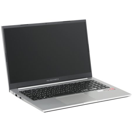 Ноутбук Maibenben M575 15.6"(1920x1080 (матовый) IPS)/AMD Ryzen 5 7430U(2.3Ghz)/8192Mb/512PCISSDGb/Int:AMD Radeon/Cam/BT/WiFi/49.6WHr/war 2y/1.65kg/Silver/Linux + Screen 60Hz, 16:9