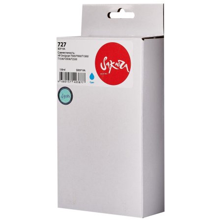 Картридж струйный HP 727 B3P19A голубой для HP DJ T920/T1500 (130мл)