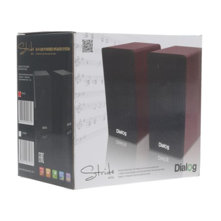 Акустическая система Dialog AST-20UP - акустические колонки 2.0, 6W RMS, Cherry, питание от USB