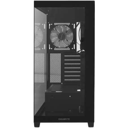 Компьютерный корпус Gigabyte Gb-C500P ST черный без БП ATX 3x120мм 6x140мм 2xUSB 3.0 1xUSB3.1 audio bott PSU