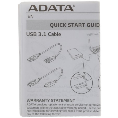 Внешний HDD 2.5" ADATA HD710P, 1TB, USB 3.2 Gen 1 Type-A, 5400 rpm, черный/красный