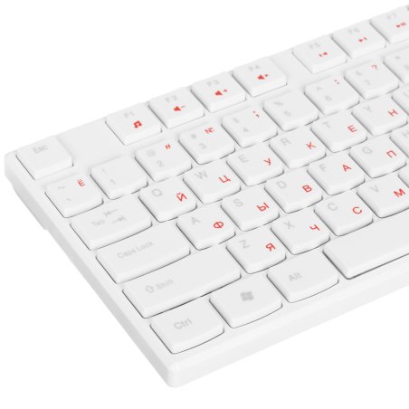 Клавиатура проводная мультимедийная Smartbuy ONE 238 USB белая (SBK-238U-W)/20